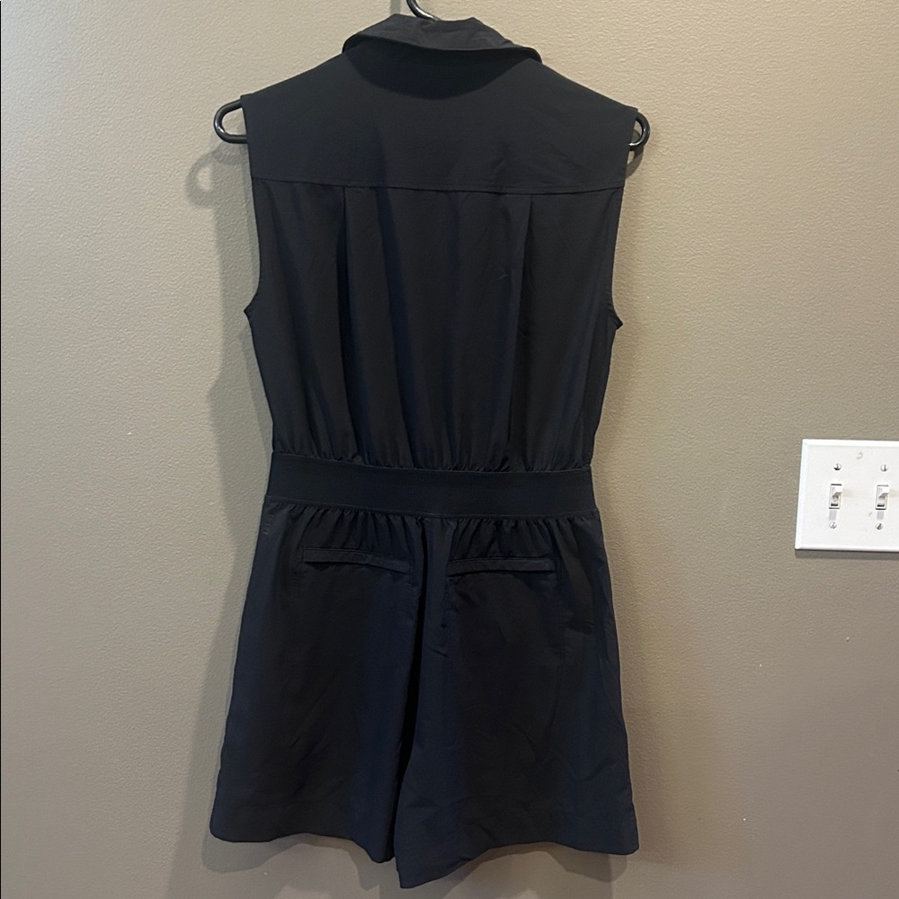 Athleta Black Sleeveless Romper size 2 - Picture 6 of 7